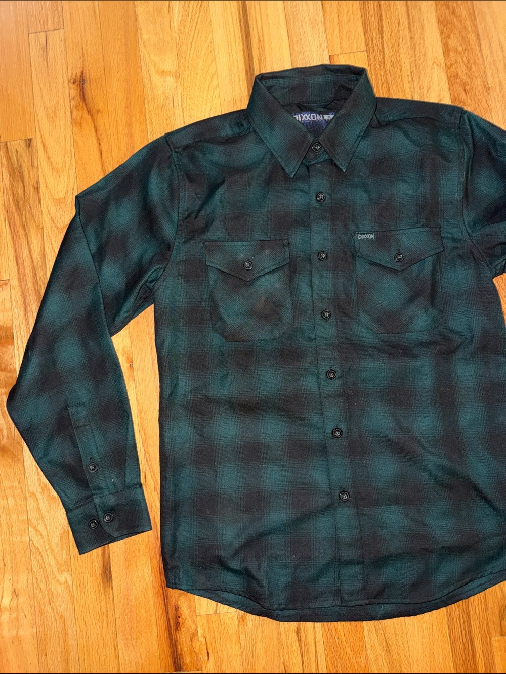 DIXXON  Plaid Button-Up Shirt top